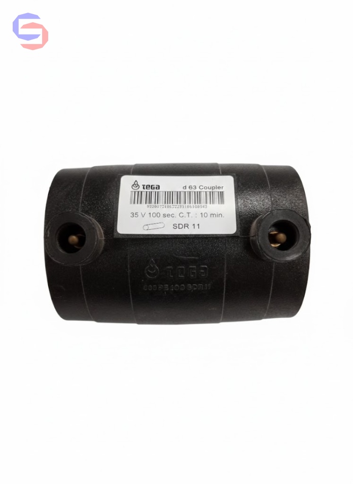 Mufa elektrooporowa TEGA 63 SDR11 PE woda-gaz